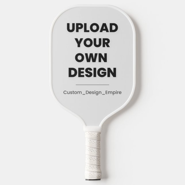 Upload Your Own Design Here | Custom Template Pickleball Paddle (Front)