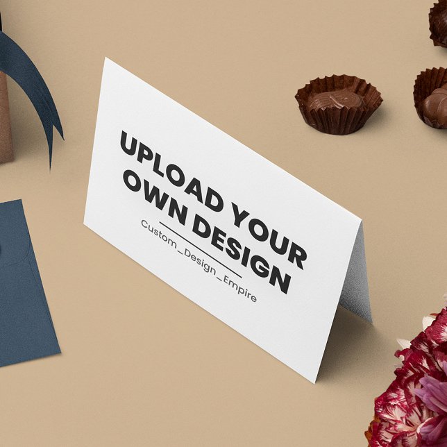 Upload Your Own Design Here | Custom Template Place Card (Creator Uploaded)