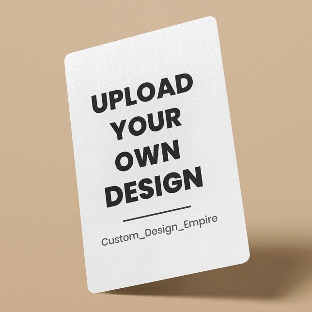 Upload Your Own Design Here | Custom Template Poker Cards (Creator Uploaded)