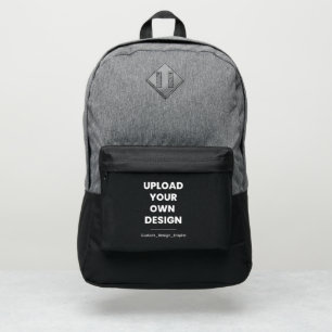 Upload Your Own Design Here   Custom Template Port Authority® Backpack