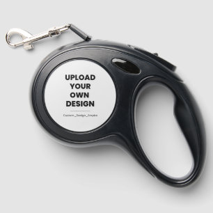 Upload Your Own Design Here   Custom Template Retractable Pet Leash