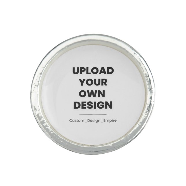 Upload Your Own Design Here | Custom Template Ring (Front)