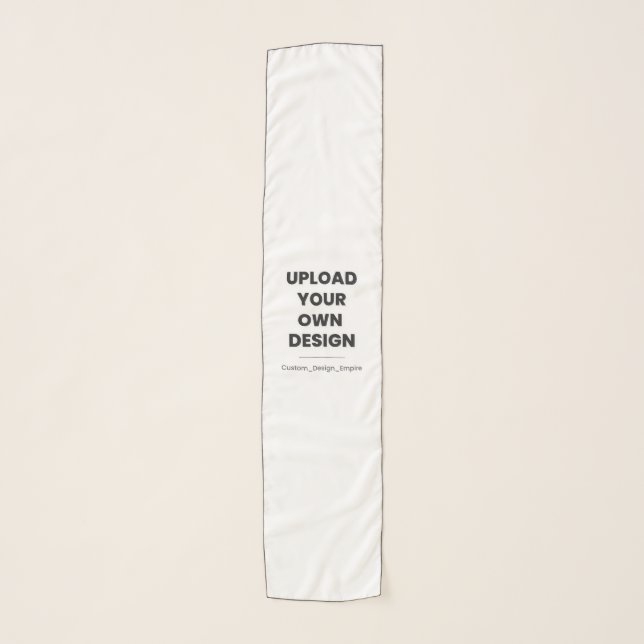Upload Your Own Design Here | Custom Template Scarf (Front)