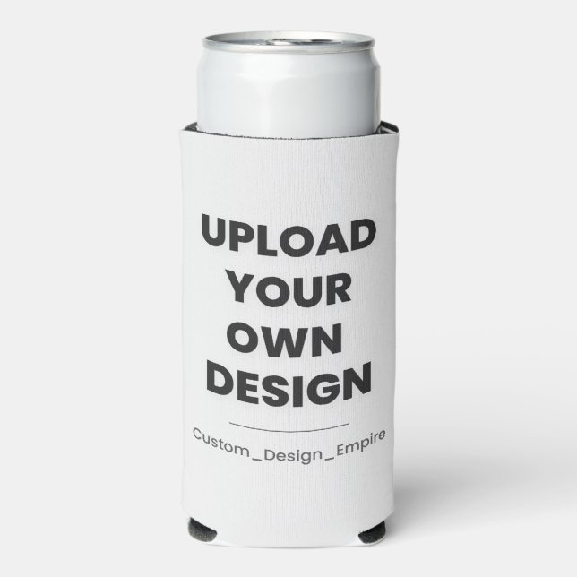 Upload Your Own Design Here | Custom Template Seltzer Can Cooler (Seltzer Front)