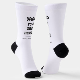 Upload Your Own Design Here   Custom Template Socks