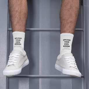 Upload Your Own Design Here Custom Template Socks