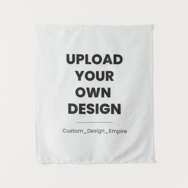 Upload Your Own Design Here | Custom Template Tapestry (Front)