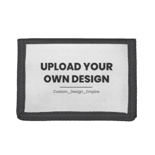 Upload Your Own Design Here   Custom Template Trifold Wallet