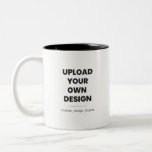 Upload Your Own Design Here | Custom Template Two-Tone Coffee Mug