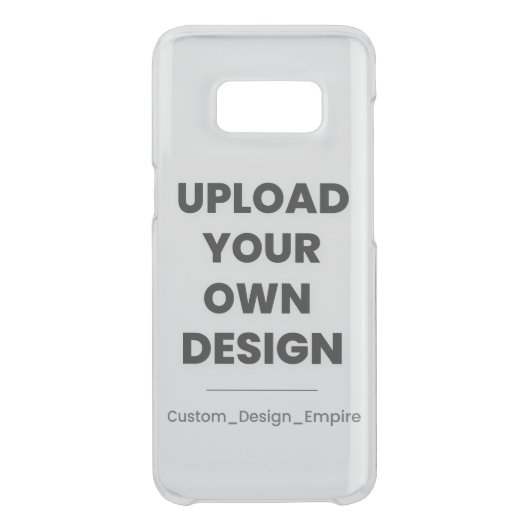 Upload Your Own Design Here | Custom Template Uncommon Samsung Galaxy Case (Back)