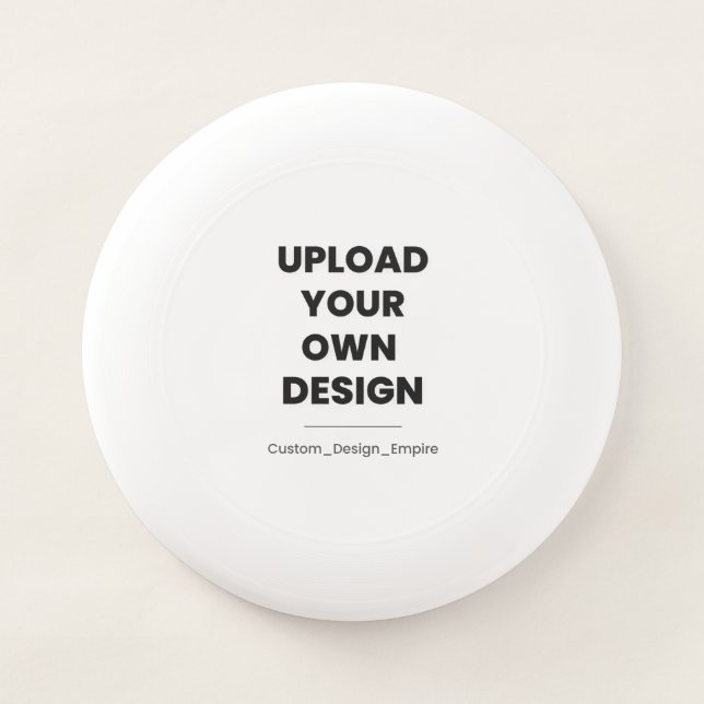 Upload Your Own Design Here | Custom Template Wham-O Frisbee (Front)