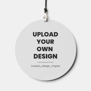 Upload Your Own Design Here Custom Template Wind Chime