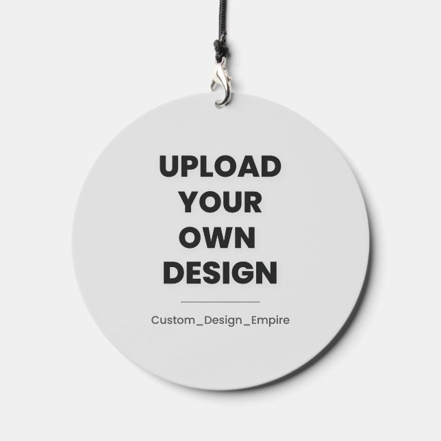 Upload Your Own Design Here | Custom Template Wind Chime (Front)