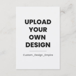 Upload Your Own Design Here   Custom Thank You Card