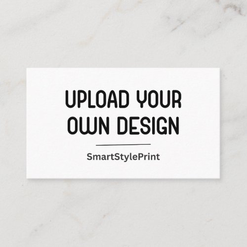 Upload Your Own Design Here | Personalised Business Card