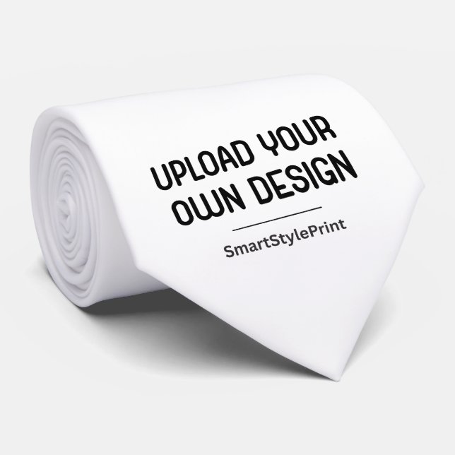 Upload Your Own Design Here | Personalised Neck Tie (Rolled)