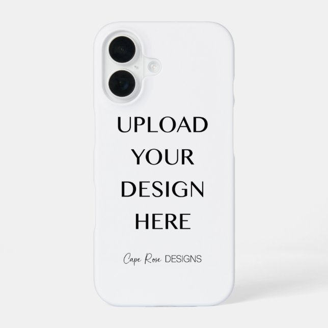 Upload Your Own Design  Iphone Case (Back)