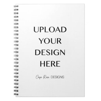 Upload your Own Design Journal/ Notebook