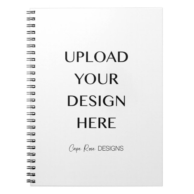 Upload your Own Design Journal/ Notebook (Front)