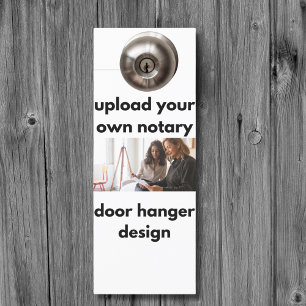 Upload Your Own Design Notary Public Marketing Door Hanger
