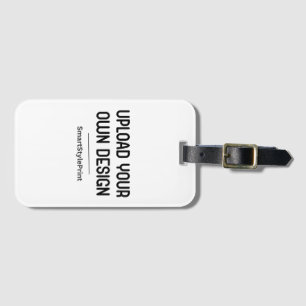 Upload Your Own Design   Personalized Luggage Tag