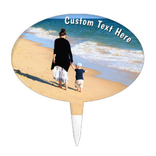 Upload Your Own Photo Cake Topper Add Custom Text