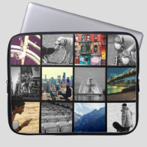 Upload-Your-Own-Photo Collage Laptop Sleeve
