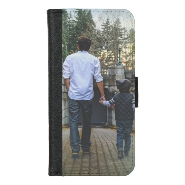 Upload Your Own Photo | Custom Full Photo  iPhone Wallet Case (Front)