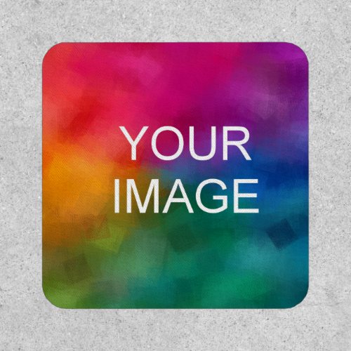 Upload Your Own Photo Image Pic or Logo Template Patch