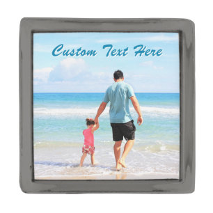Upload Your Own Photo Lapel Pin Gift Add Text Name
