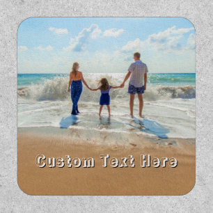 Upload Your Own Photo Patch Gift Personalized Text