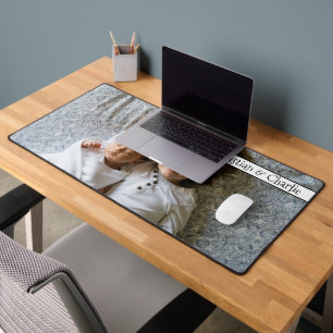 Upload Your Own Photograph Add Text Personalized Desk Mat