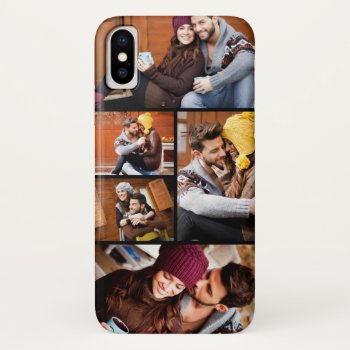 Upload Your Own Photos | Custom Photo Collage Iphone X Case by pinkbox at Zazzle