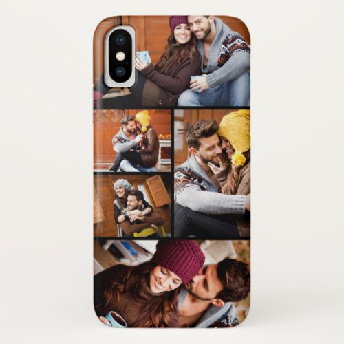 Upload Your Own Photos  Custom Photo Collage iPhone X Case