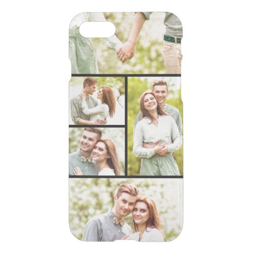 Upload Your Own Photos  Custom Photo Collage iPhone SE87 Case