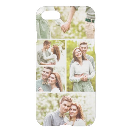 Upload Your Own Photos  Custom Photo Collage iPhone SE87 Case