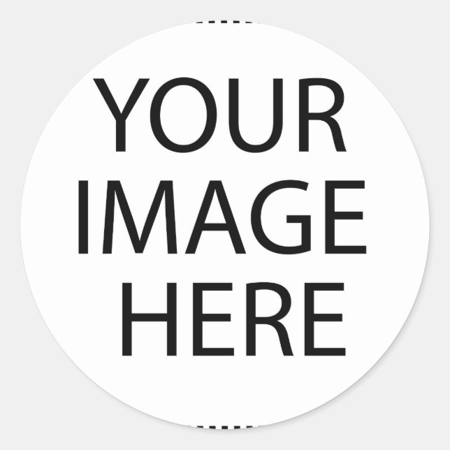 Upload your Own Pictures to make Premium Classic Round Sticker (Front)