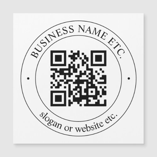 Upload Your Own QR Code  Customizable Text