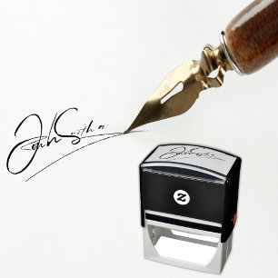 Upload Your Own Signature Name   Handwritten   Self-inking Stamp