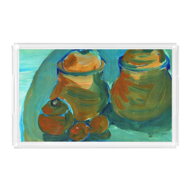 Upload Your Painting | Turn Custom Art Image to  Acrylic Tray (Front)