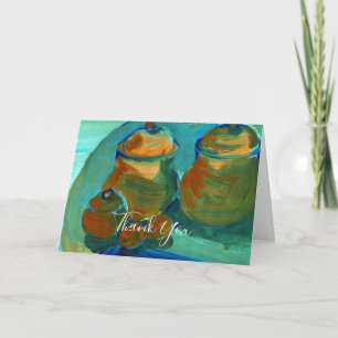 Upload Your Painting   Turn Custom Art Image to  Thank You Card