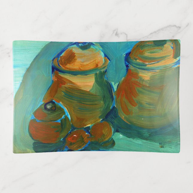 Upload Your Painting | Turn Custom Art Image to  Trinket Tray (Front)