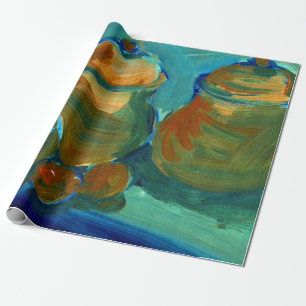 Upload Your Painting Turn Custom Art Image to Wrapping Paper