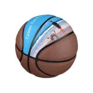 Upload Your Pet Photo Basketball Personalized Text