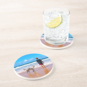 Upload Your Pet Photo Coaster Personalized Gift
