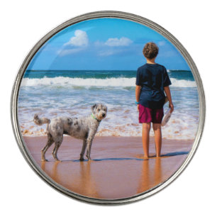 Upload Your Pet Photo Golf Ball Markers