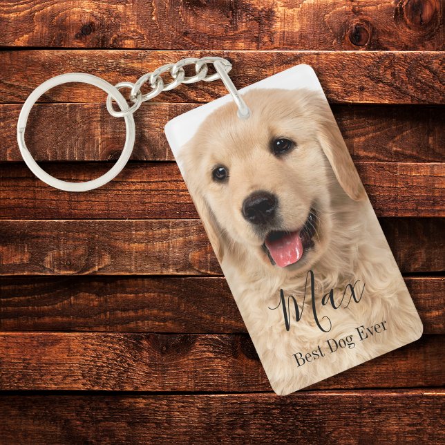Upload Your Pet Photo Personalized Keychain (Creator Uploaded)