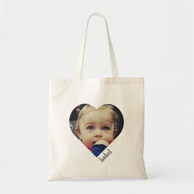 Upload your photo 2 tote bag (Front)
