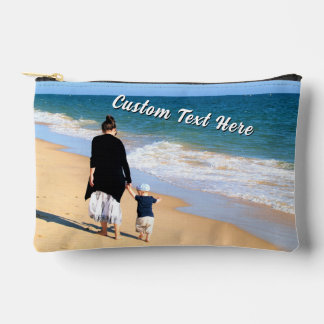 Upload Your Photo Add Custom Text Personalized Accessory Pouch
