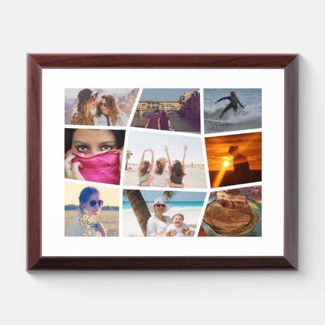 Upload your photo award plaque (Horizontal)